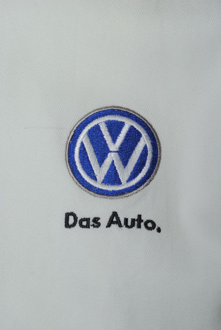 大眾汽車工作服LOGO刺繡